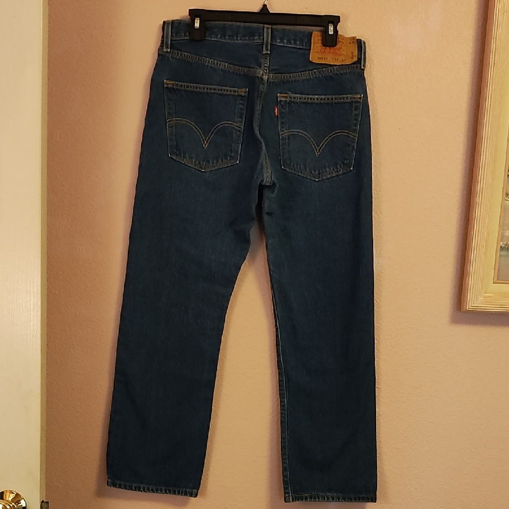 Levi's Blue Straight Jeans Classic Fit